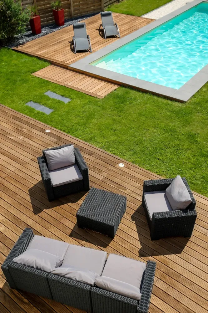 piscine terrasse en bois